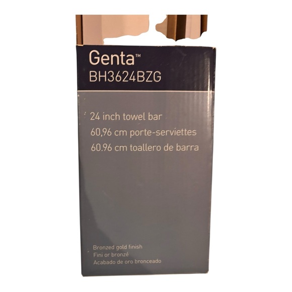 Moen new in box gold towel rack. - Picture 3 of 3